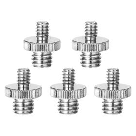 5 Core 3/8 To 1/4 Adapter 5Pcs Camera Mount Durable Tripod Screw Adapter For DSLR Monopod Microphone & Lighting 1/4 To 3/8 Screws Set - 1/4M-3/8M (Option: 5Pieces1420Maleto3816MaleScrew)
